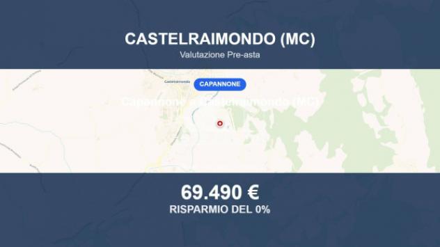 Immobile in asta di 908 m² in vendita a Castelraimondo
