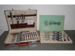 SET PROFESSIONALE POSATE DA CARNE IN ACCIAIO INOX DA 24 PEZZI DELLA "BACHMAYR"