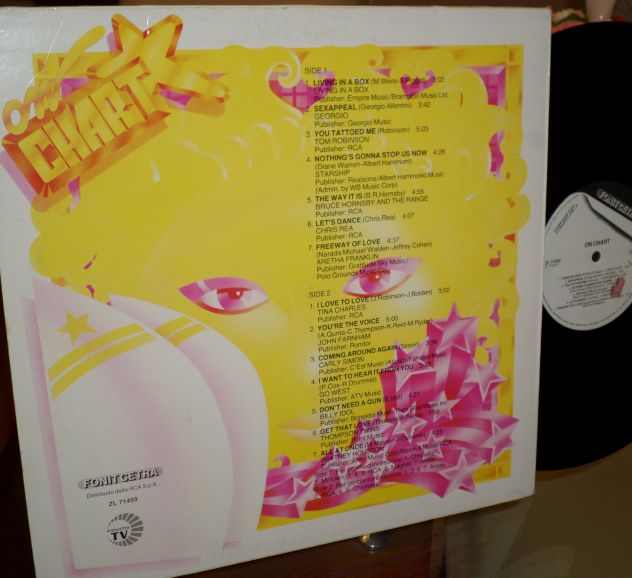 ON CHART - Whitney Houston, Billy Idol, Chris Rea - LP / 33 giri 1987 Italy - Foto 2