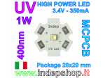 LED UV 1W 400nm