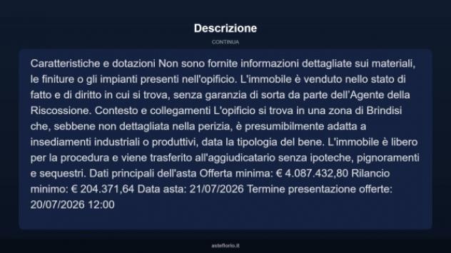 Immobile in asta di 15000 m² in vendita a Brindisi - Foto 3