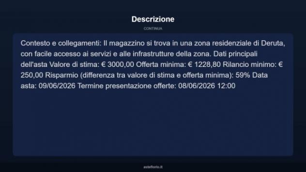 Immobile in asta di 5 m² in vendita a Deruta - Foto 7