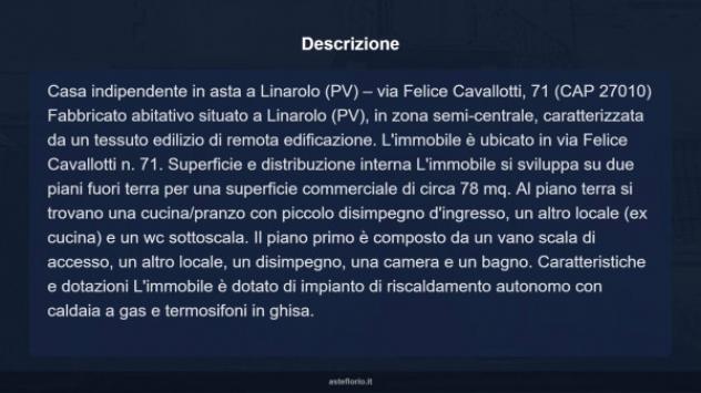 Immobile in asta di 85 m² in vendita a Linarolo - Foto 12
