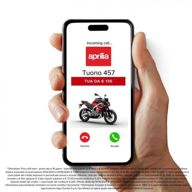 APRILIA Tuono 457 . rif. 22111135 - Foto 3