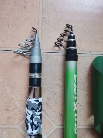 Attrezzatura da pesca Canne Mulinello per Trote Bombarda mare Fondo Torrente - Foto 2