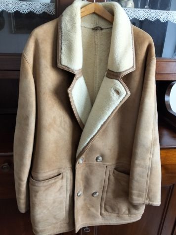 Giaccone montone scamosciato, unisex - Foto 3