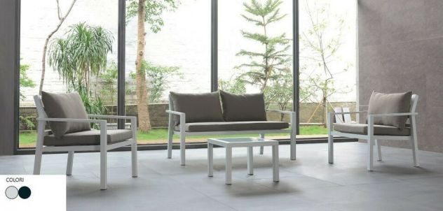 Salotti Per Arredamento Esterno In Alluminio Arredo Bar Pub Pizzeria Cod SET6E