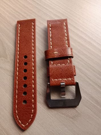 Strap leather per Panerai 24mm