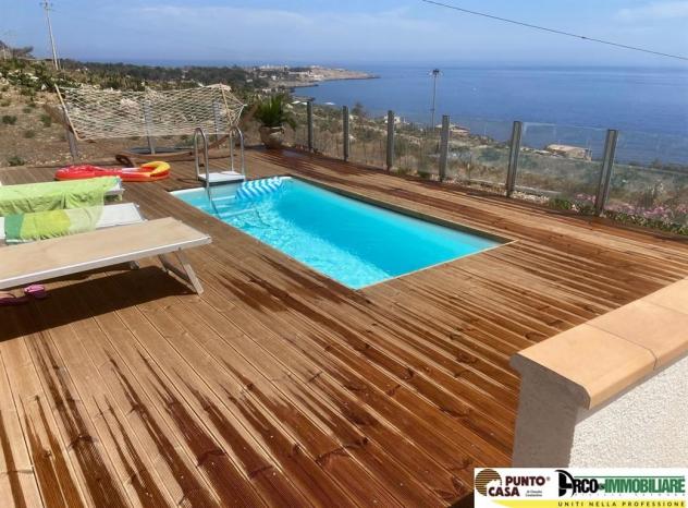 San Vito Lo Capo ,Villa esclusiva, fronte mare con piscina e 3 ettari di terreno - Foto 5