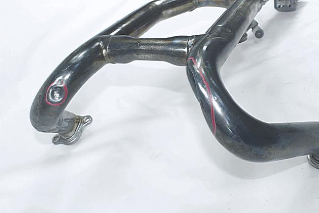 BMW R 1200 GS 18518555261 COLLETTORE DI SCARICO K50 11 - 19 EXHAUST MANIFOLD AMMACCATO - Foto 7