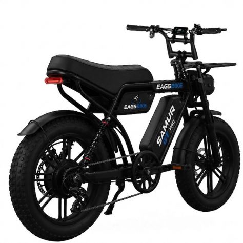 EagsBike Samur GT Pro Fat E-Bike 750W 48V Doppia Batteria - Foto 3