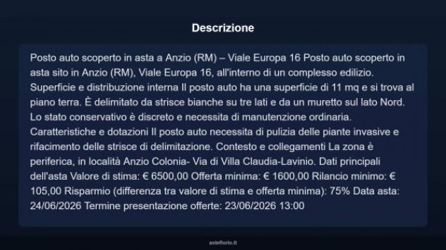 Immobile in asta di 11 m² in vendita a Anzio - Foto 4