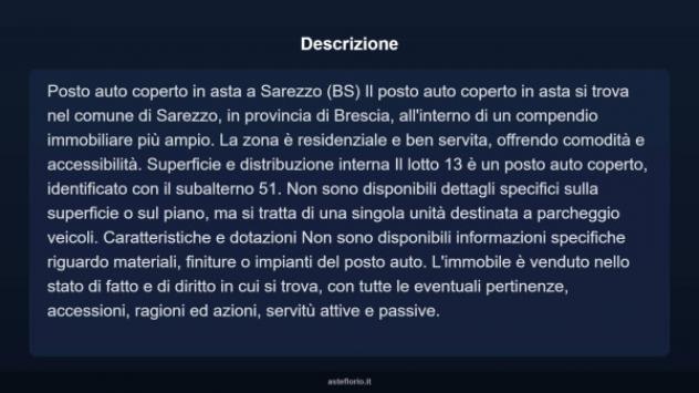 Immobile in asta di 14 m² in vendita a Sarezzo - Foto 4