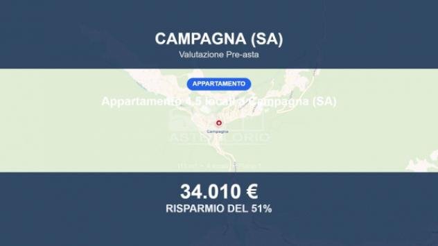 Immobile in asta di 111 m², box auto in vendita a Campagna