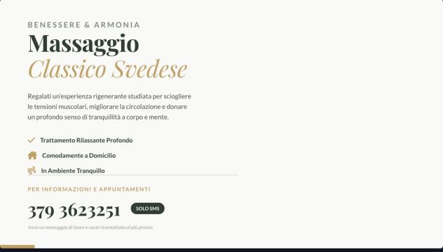 Massaggio classico svedese rilassante Tel:3793623251