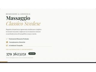 Massaggi - benessere Martinsicuro - Massaggio classico svedese rilassante Tel:3793623251