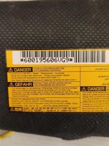 AIRBAG SEDILE SINISTRO LEXUS IS 220 Berlina GA332-01060 600195606VG9 (0512) - Foto 2
