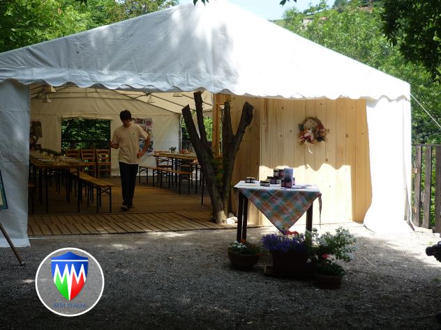 Tendoni Gazebo per ristoro, mensa aziendale, mensa pubblica - Foto 4