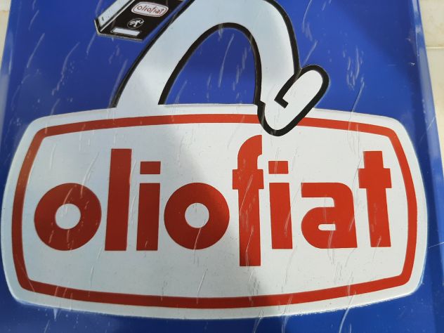 OLIO FIAT TARGA IN RILIEVO - Foto 4