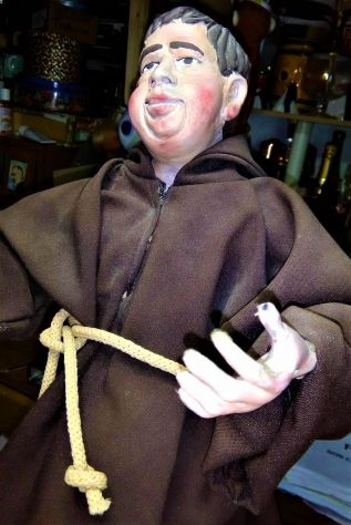 O' MONAC - personaggio dell'arte del presepe napoletana . vintage in terracotta - Foto 8