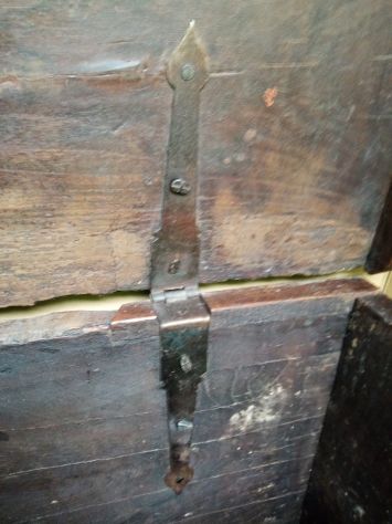 Vendo baule in legno massiccio originale 800 - Foto 4