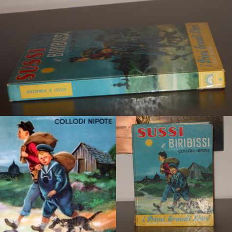 SUSSI E BIRIBISSI, COLLODI NIPOTE (PAOLO LORENZINI), SALANI EDITORE 1970.
