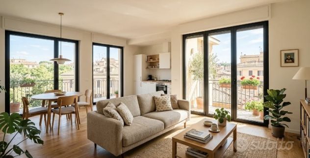 Monterotondo bilocale arredato con terrazzo