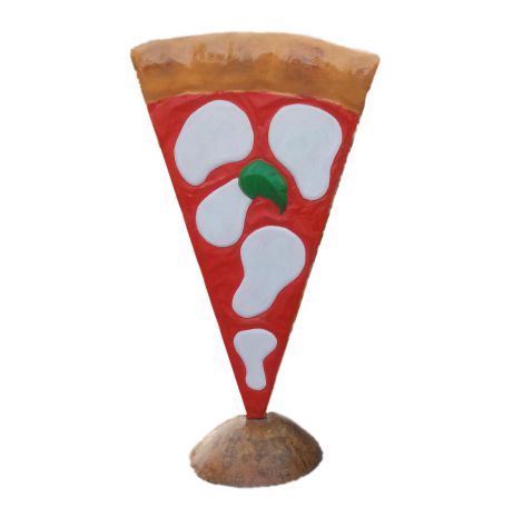 Insegna pizza: spicchio di pizza a totem in vetroresina a TORINO - Foto 3