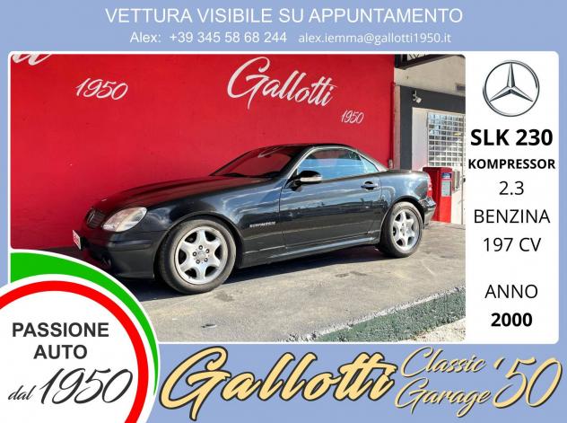 Mercedes-Benz SLK 230 Kompressor Evo 2.3 benzina 197cv