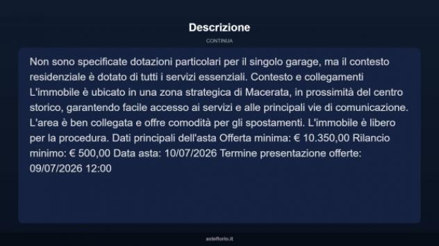 Immobile in asta di 23 m² in vendita a Macerata - Foto 4