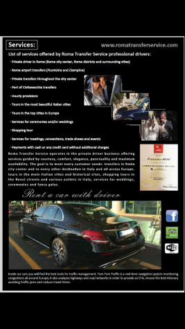 Taxi private Rome Transfer Service Airport Rent a car with driver to Roma NCC - Foto 4