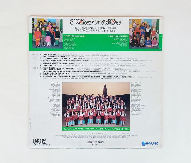 Vinile 31° Zecchino D'Oro-14°Rassegna Internazionale Di Canzoni x Bambini,1988 - Foto 2