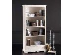 LIBRERIA GRAFFA IN LEGNO SHABBY CHIC LACCATO BIANCO ANTICATO,   Mad