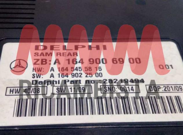A1649006900 Mercedes ML W164 centralina SAM - Foto 2