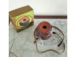 Pipa  da Tavolo in radica  con cordone flessibile e bocchino in metacrilato. Il