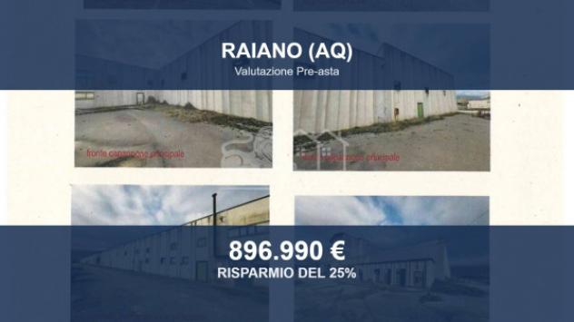 Immobile in asta di 22500 m² in vendita a Raiano
