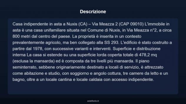 Immobile in asta di 180 m² con più di 5 locali in vendita a Nuxis - Foto 4