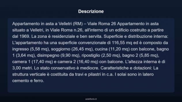 Immobile in asta di 119 m² con più di 5 locali in vendita a Velletri - Foto 17