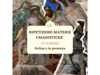 Ripetizioni di GRECO e LATINO e aiuto compiti