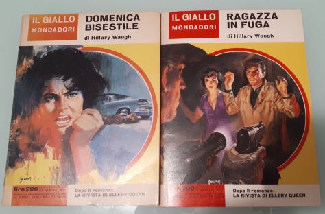 IL GIALLO MONDADORI N. 890 e 937, 1966.