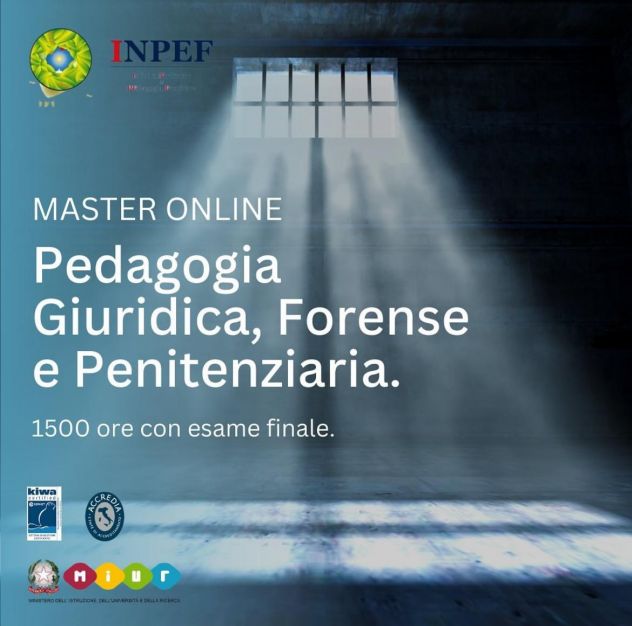 MASTER in Pedagogia Giuridica Forense e Penitenziaria