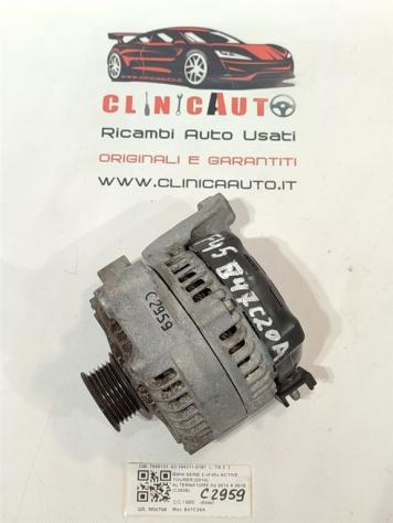 ALTERNATORE BMW Serie 2 Active Tourer (F45) 7640131 -03 104211-8181 B47C20A diesel 1995 (1418)