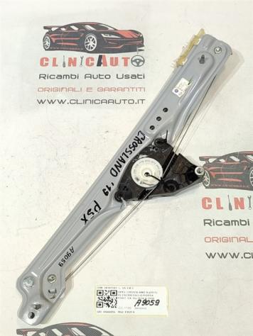 MECCANISMO ALZAVETRO POST. SX OPEL Crossland Serie 39187591 EB2FA (17)