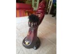 statuetta ceramica donnina h 34 cm