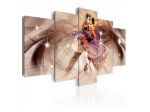 Quadro Bacio Ballando - Beige - 100x50 E 200x100 ARREDALACASA