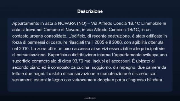 Immobile in asta di 84 m², box auto in vendita a Novara - Foto 17