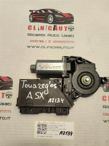 MOTORINO ALZAVETRO ANTERIORE SINISTRO VOLKSWAGEN Touareg 1° Serie 0130821764 3D1959793A (0206) - Foto 4