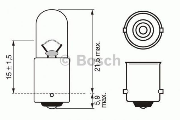 Bosch Lampadina, Indicatore Direzione 1987302207