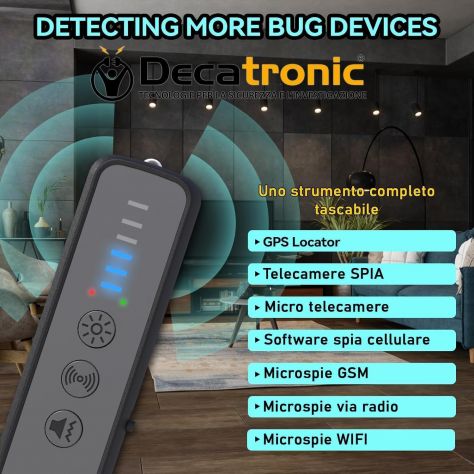 Rilevatore RF multifrequenza S600B segnali wireless verifica privacy - Foto 2