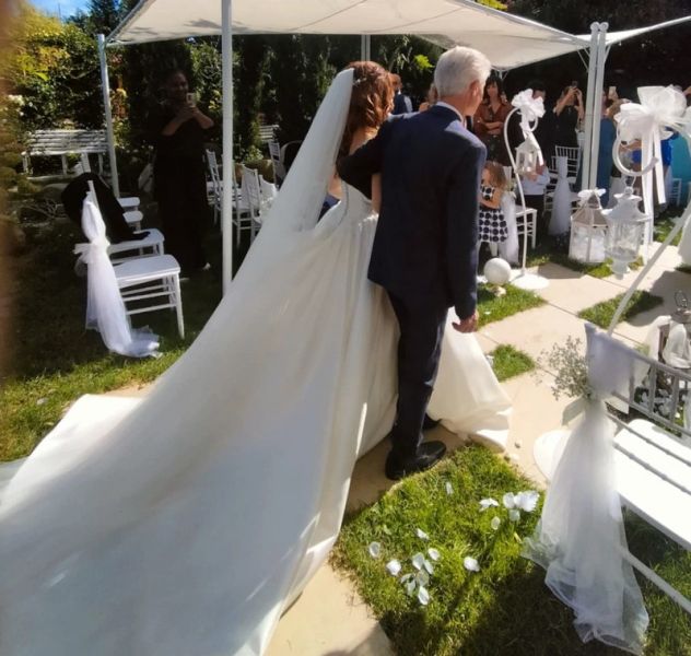 ABITO SPOSA IN MIKADO - Foto 2